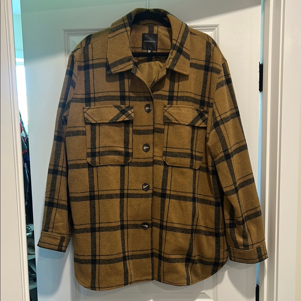 Dynamite plaid jacket